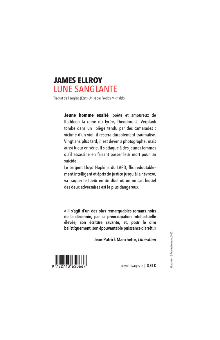 Lune sanglante - James Ellroy - RIVAGES