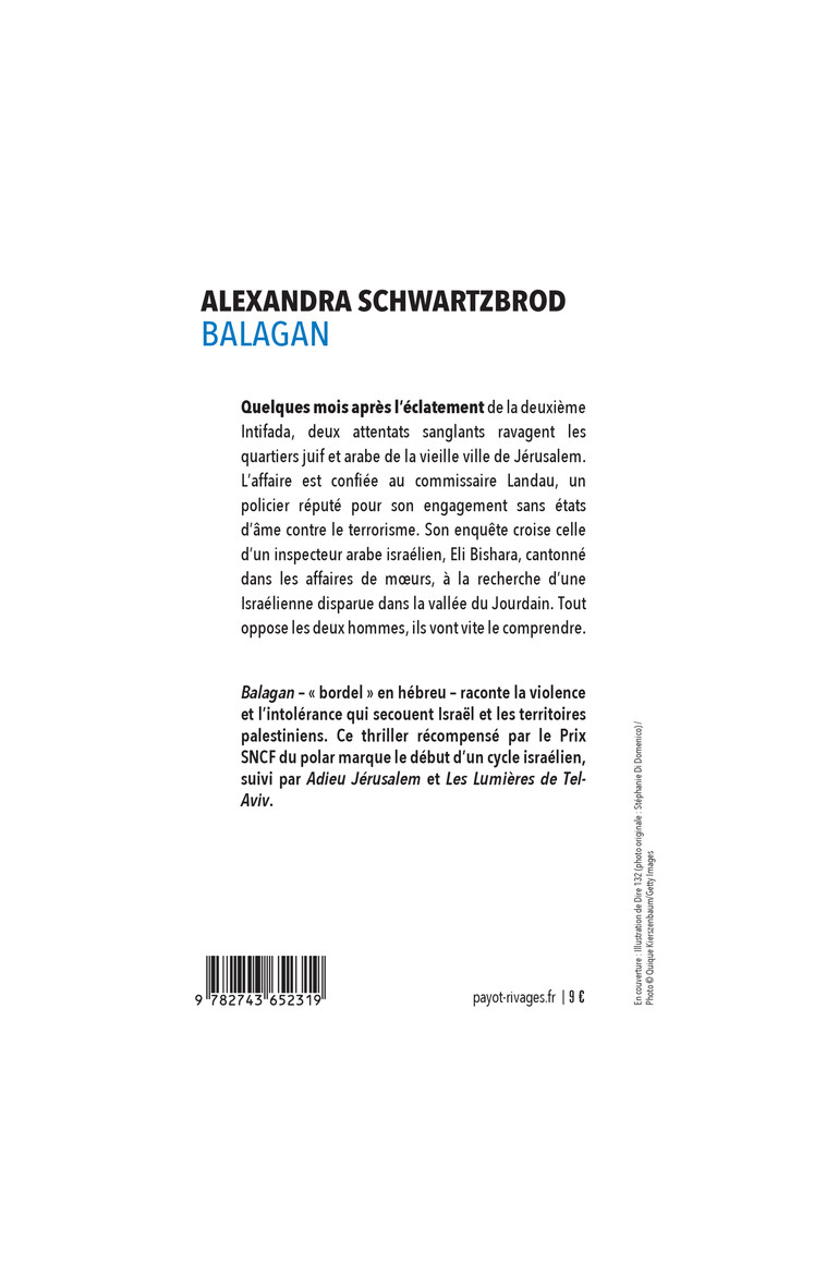 Balagan - Alexandra Schwartzbrod - RIVAGES