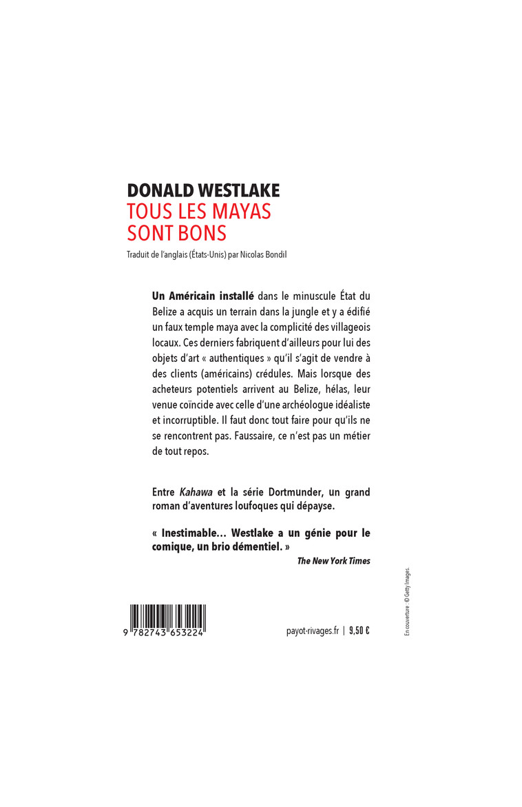 Tous les Mayas sont bons - Donald Westlake - RIVAGES