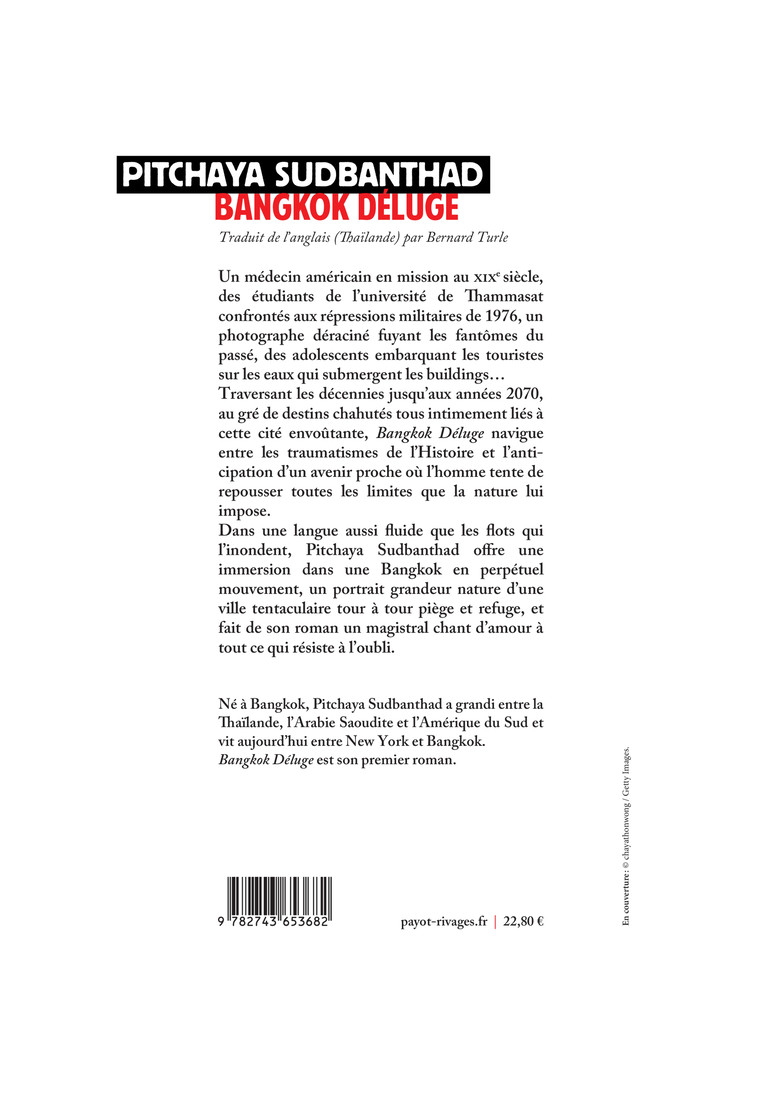 Bangkok Déluge - Pitchaya Sudbanthad - RIVAGES