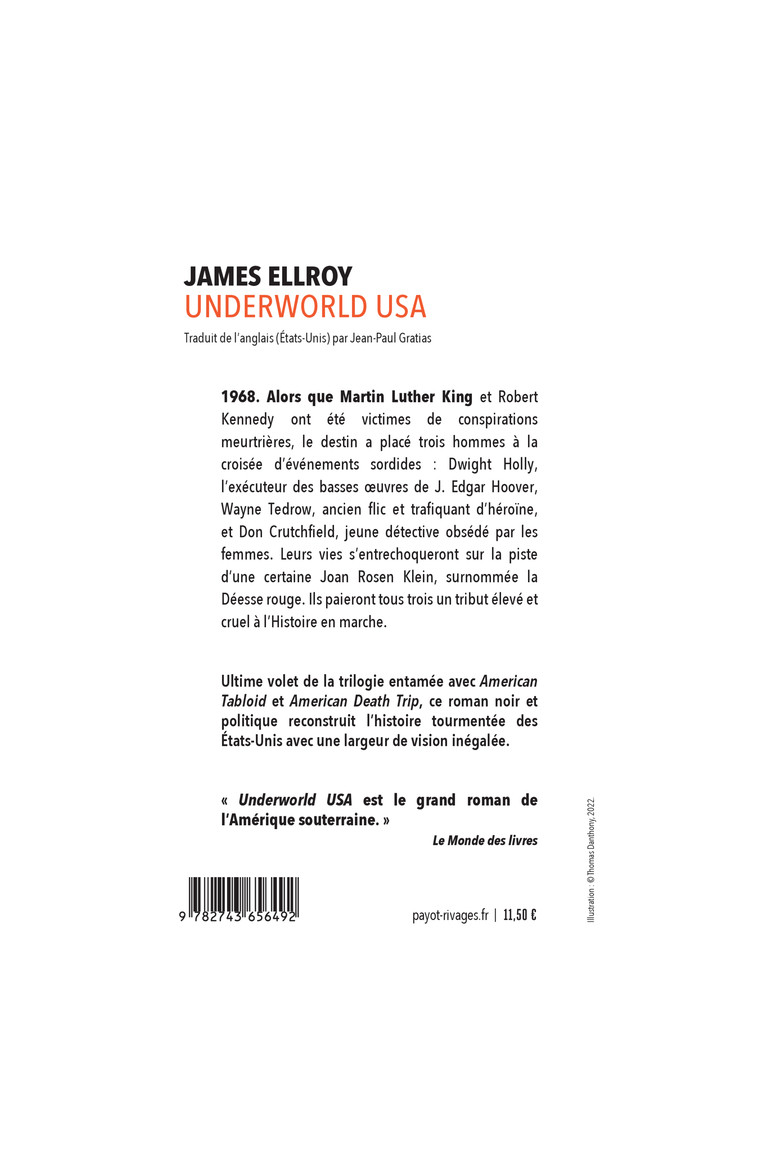 Underworld USA - James Ellroy - RIVAGES