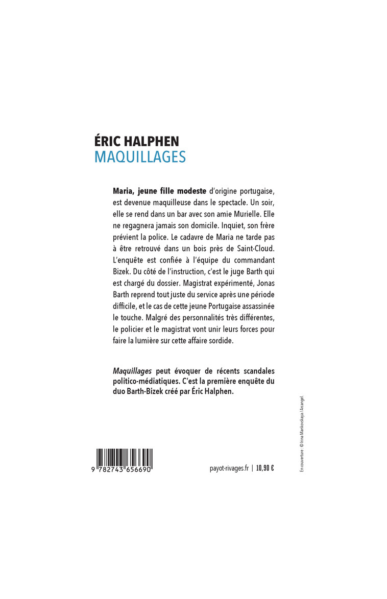 Maquillages - Eric Halphen - RIVAGES