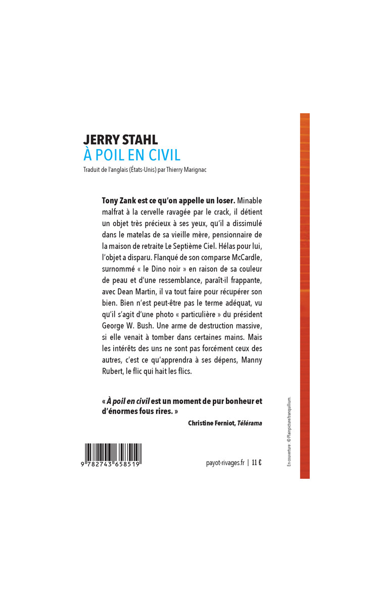 À poil en civil - Jerry Stahl - RIVAGES