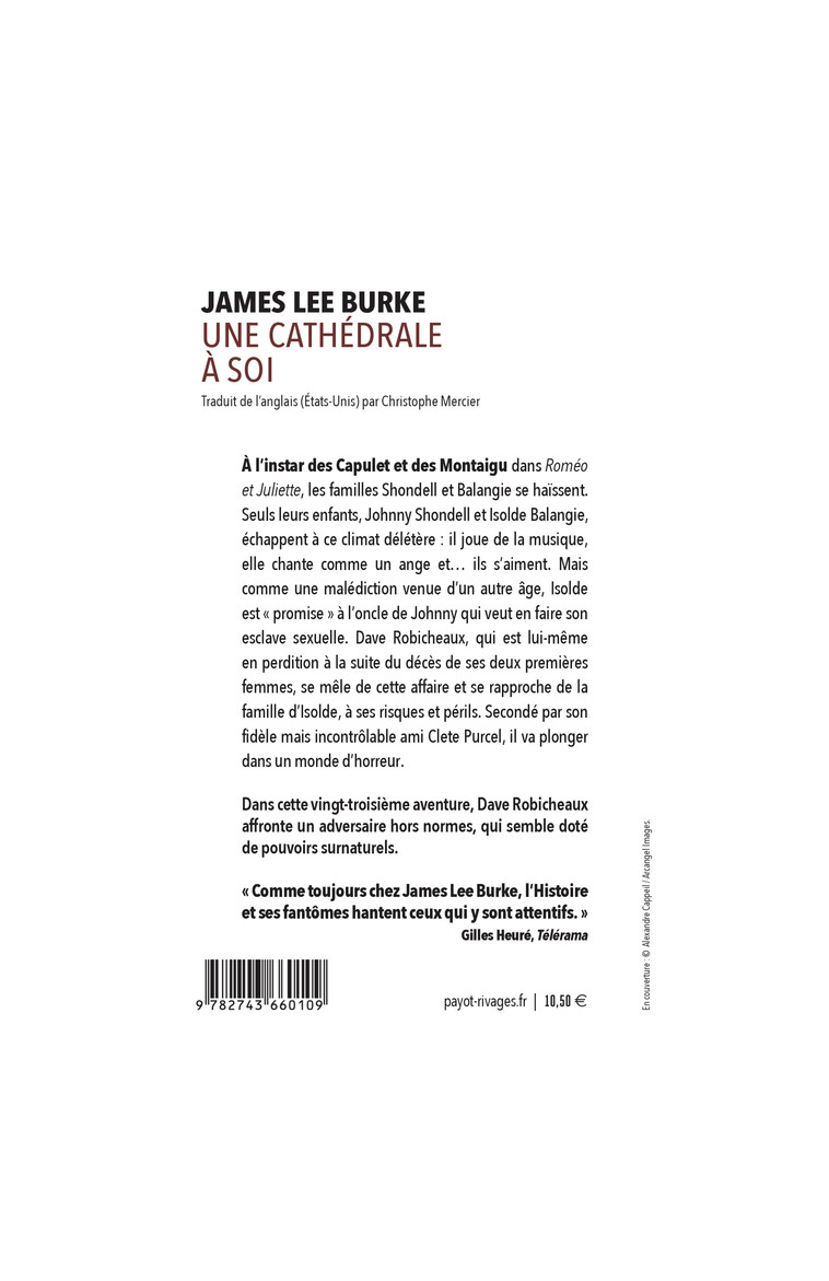 Une cathédrale à soi - James Lee Burke - RIVAGES