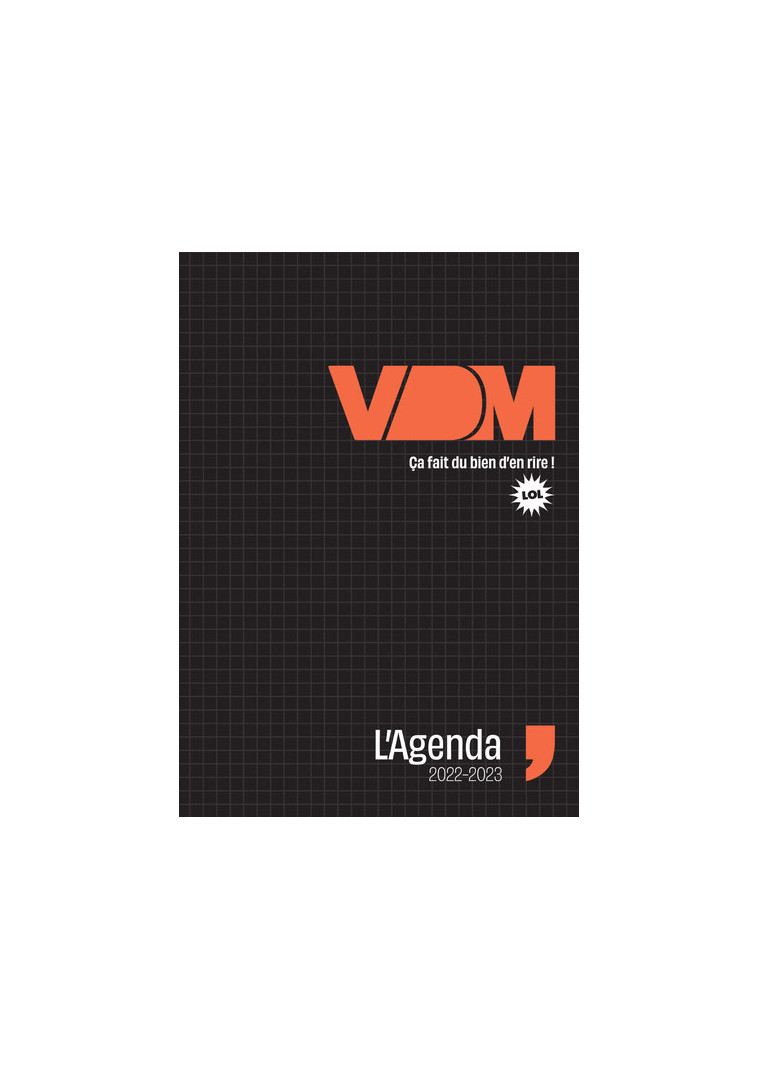 L'agenda VDM 2022-2023 -  VDM l'équipe - MICHEL LAFON