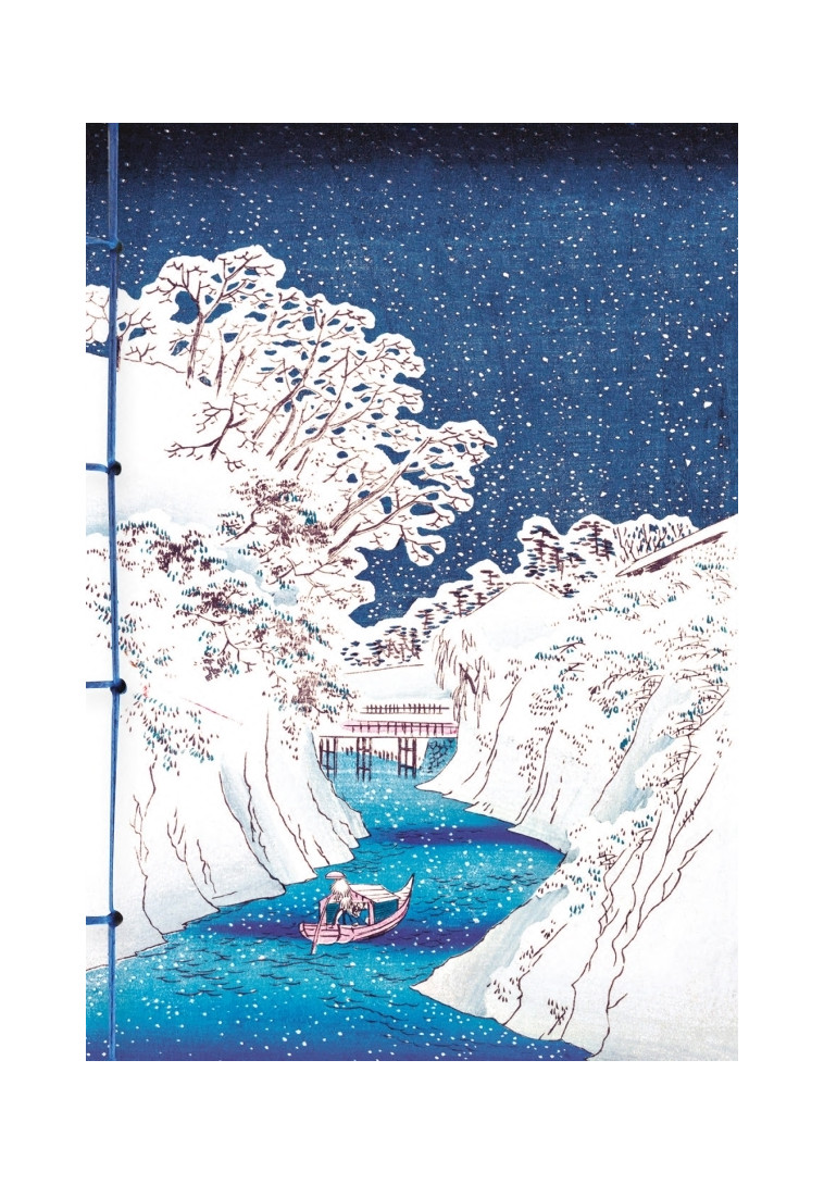 Carnet Hazan La neige dans l'estampe japonaise 12 x 17 cm (papeterie) - XXX - HAZAN