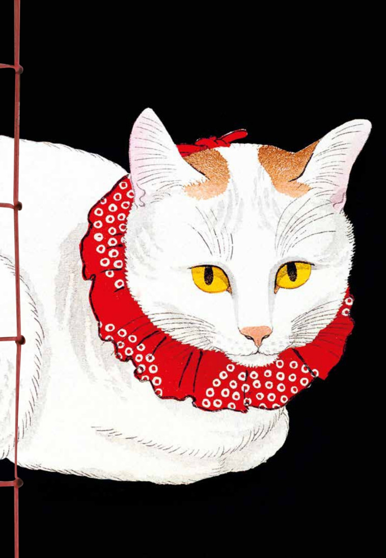 Carnet Hazan Les chats dans l'estampe japonaise 18 x 26 cm (papeterie) - XXX - HAZAN