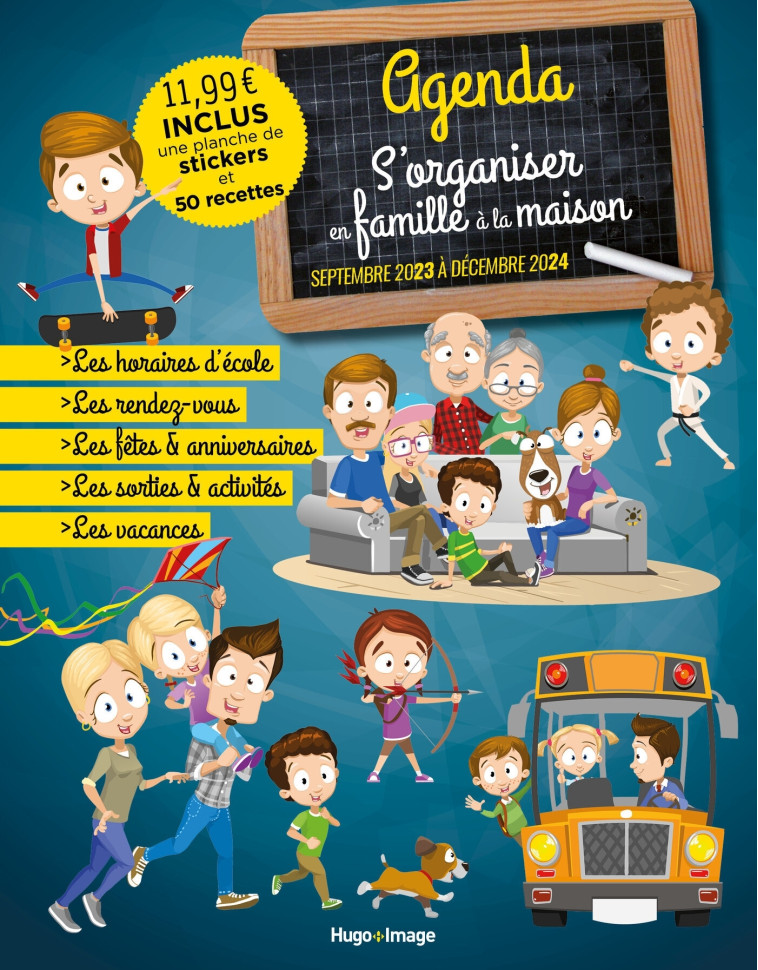 Agenda s'organiser en famille 2023 - 2024 -   - HUGO IMAGE