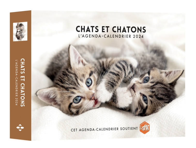 Agenda - Calendrier Chats et chatons 2024 -  Aco - HUGO IMAGE