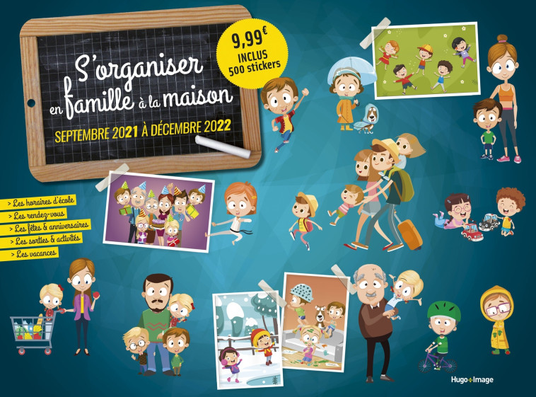 Calendrier s'organiser en famille 2021 - 2022 -   - HUGO IMAGE