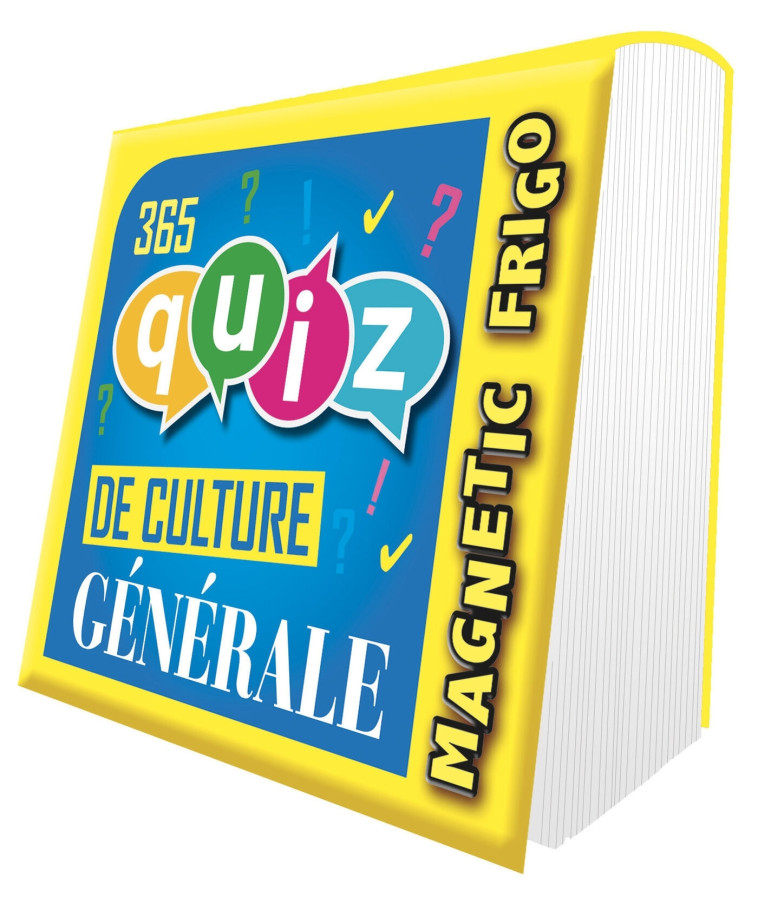 Magnétique Frigo 365 quiz de culture générale 2022 -   - HUGO IMAGE