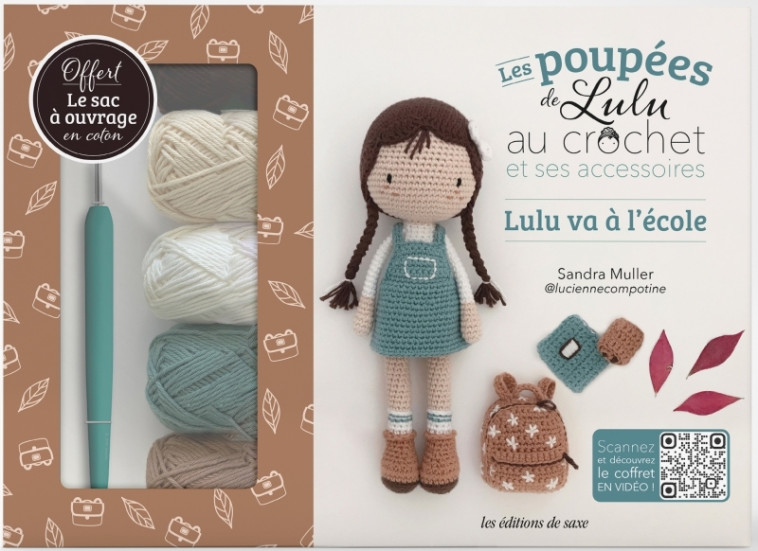 Coffret Poupée de Lulu au crochet et ses accessoires - XXX - DE SAXE