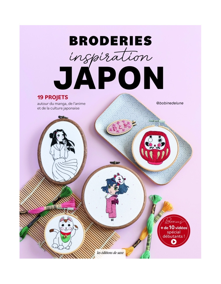 Broderies inspiration Japon. - Faustine Mezy - DE SAXE