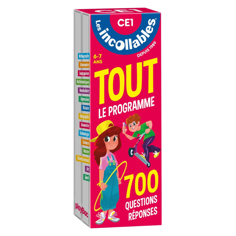 Les incollables - Tout le programme du CE1 - 7/8 ans - XXX - PLAY BAC