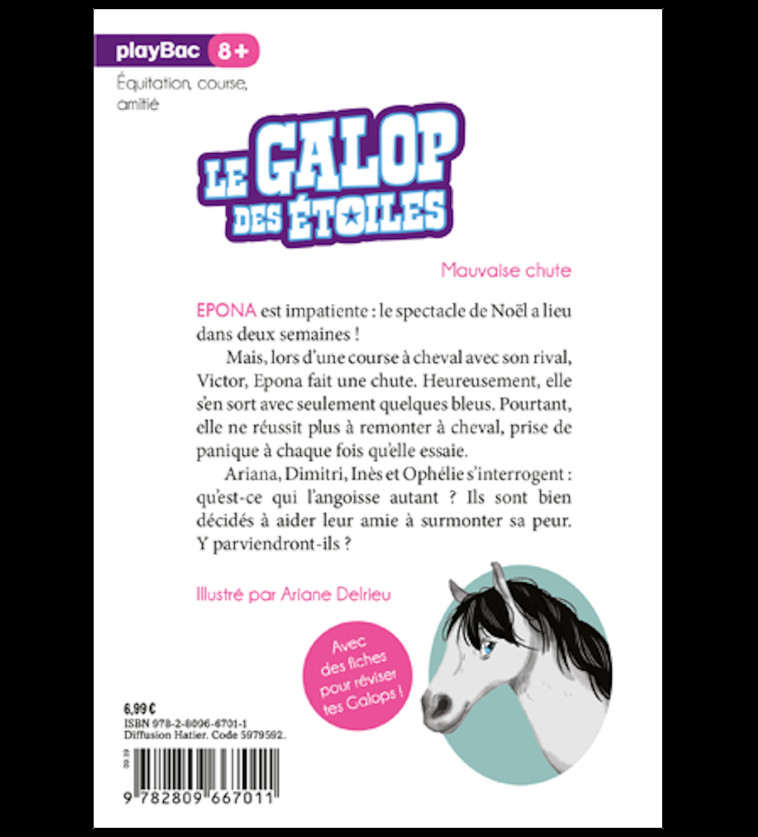 Le Galop des Etoiles - Mauvaise chute - Tome 3 - N. M. Zimmermann - PLAY BAC