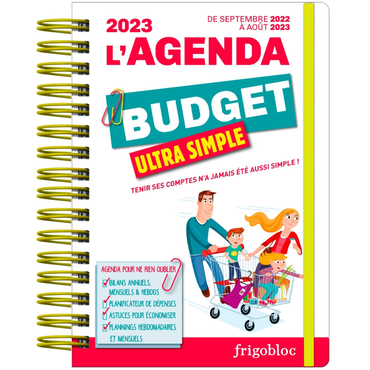 Agenda 2023 Ultra Simple du budget ! (de sept. 2022 à août 2023) -  Playbac Éditions - PLAY BAC