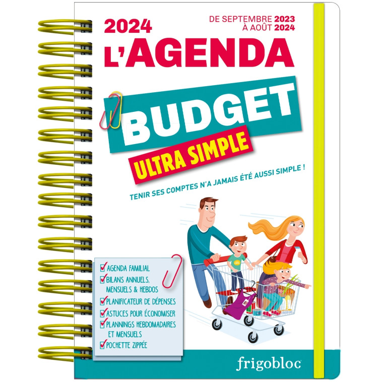 Agenda 2024 Ultra Simple du budget ! (de sept. 2023 à août 2024) -   - PLAY BAC