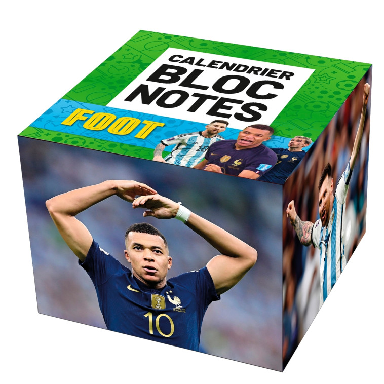 Calendrier bloc notes Foot -   - PLAY BAC