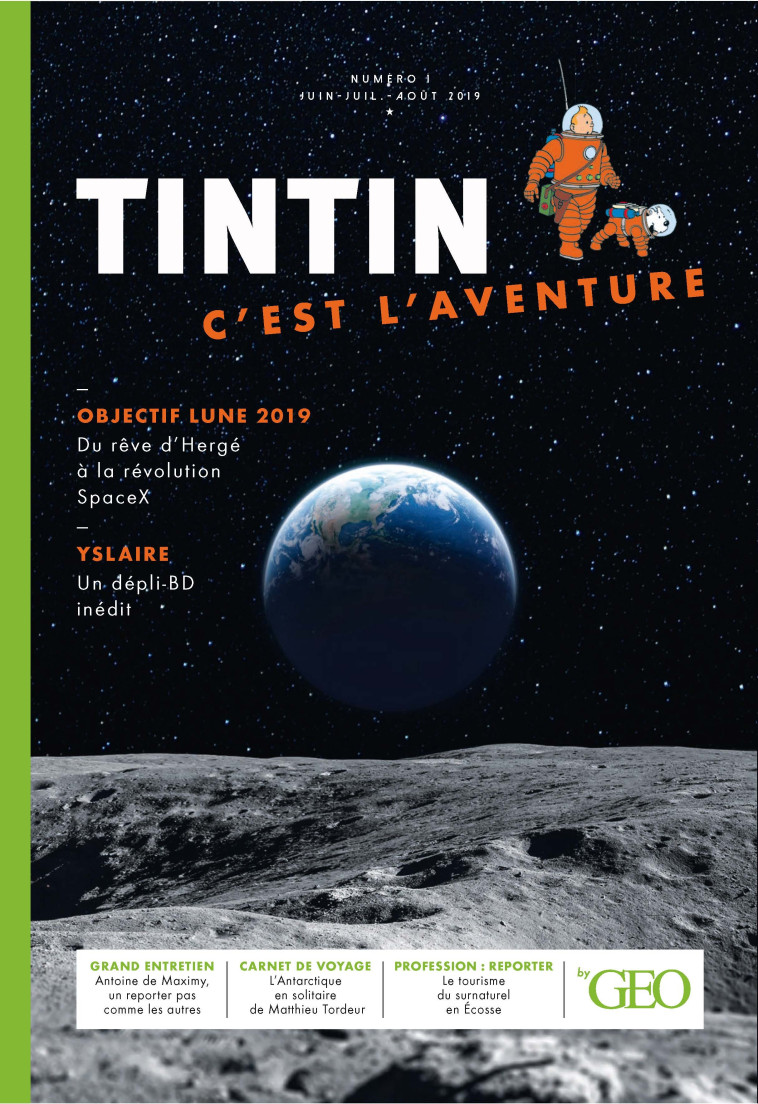 Tintin - C'est l'aventure 1 -  Collectif - GEO MOULINSART