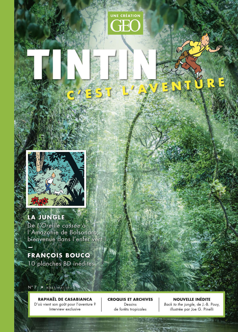 Tintin - C'est l'aventure 7 -  Collectif - GEO MOULINSART