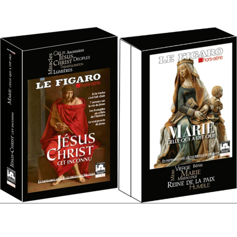 Coffret 2 Hors-séries: Marie, celle qui a dit oui et Jesus-Christ, cet inconnu - Hors Série Le Figaro - STE DU FIGARO