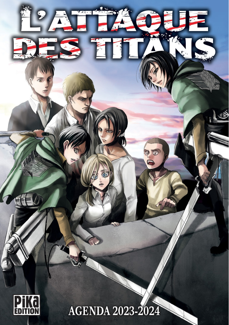 Agenda L'Attaque des Titans 2023-2024 - Hajime Isayama - PIKA