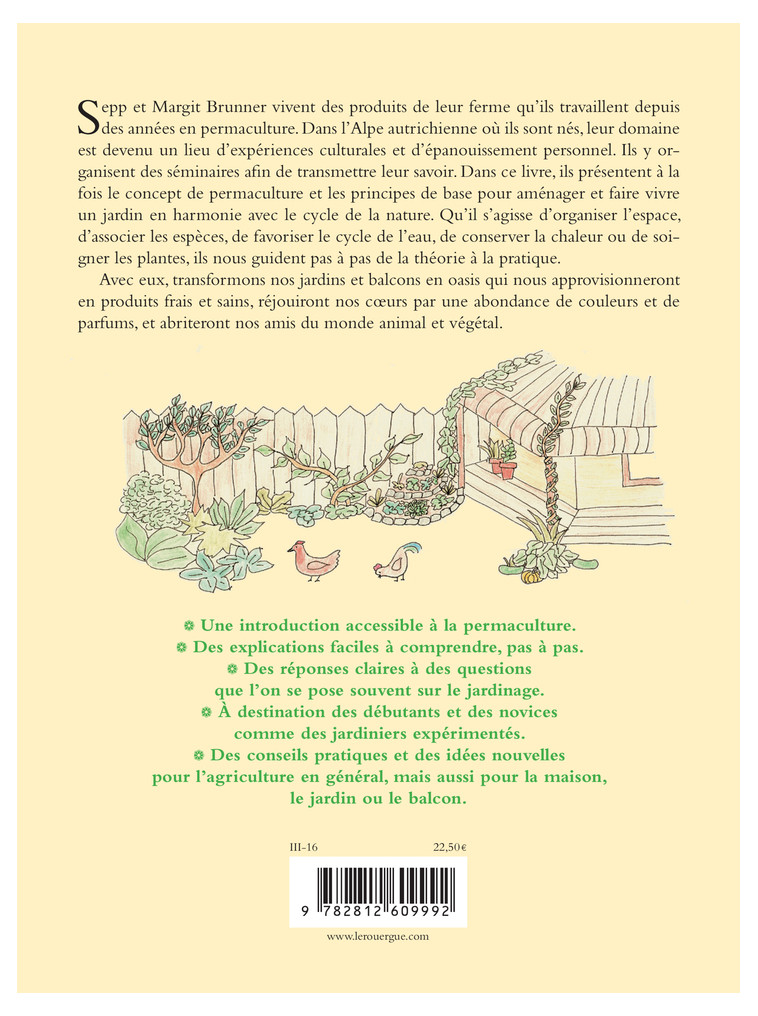 La permaculture pour tous - Sepp et Margit Brunner - ROUERGUE