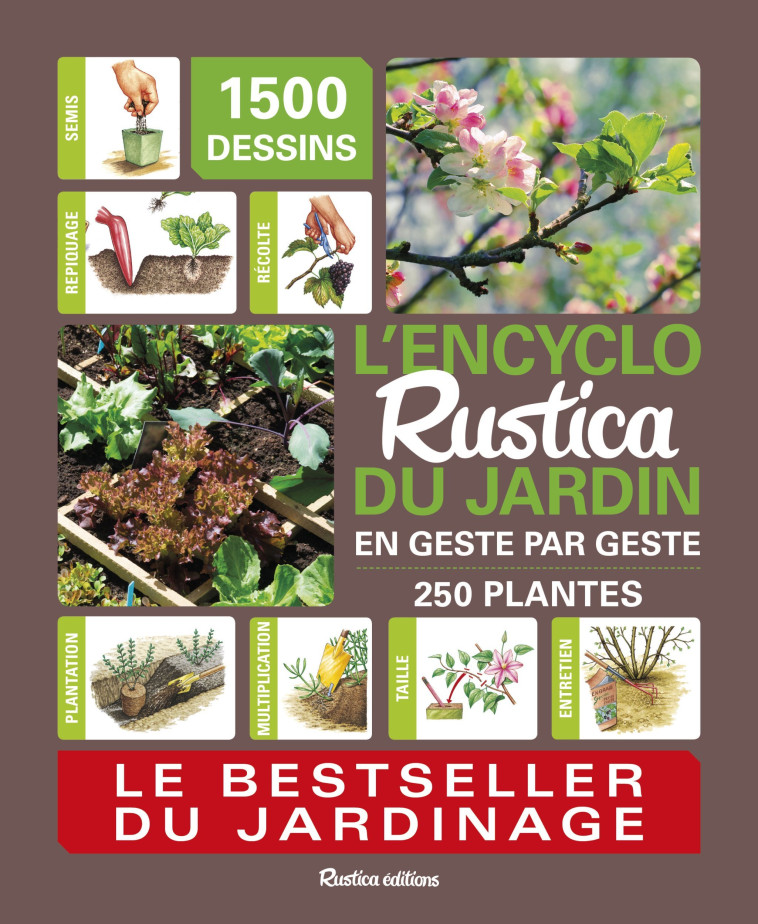 L'encyclo Rustica du jardin en geste par geste - Daniel Brochard - RUSTICA