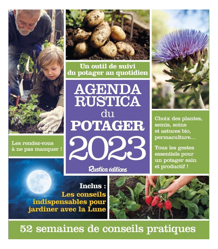 Agenda Rustica du potager 2023 - Robert Elger - RUSTICA