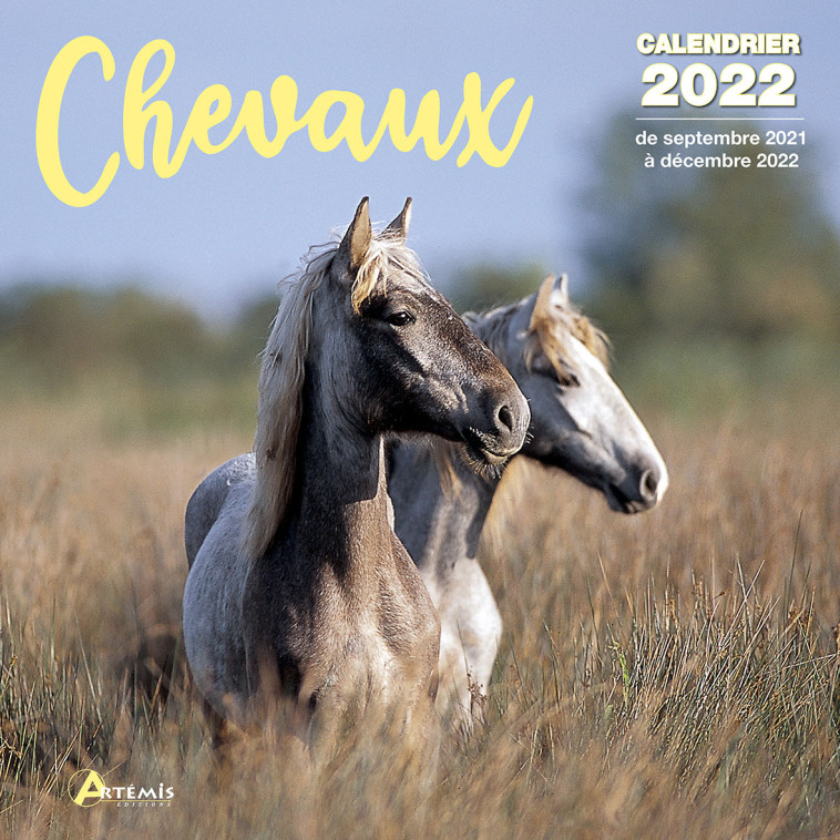 Calendrier Chevaux 2022 -  Collectif - ARTEMIS