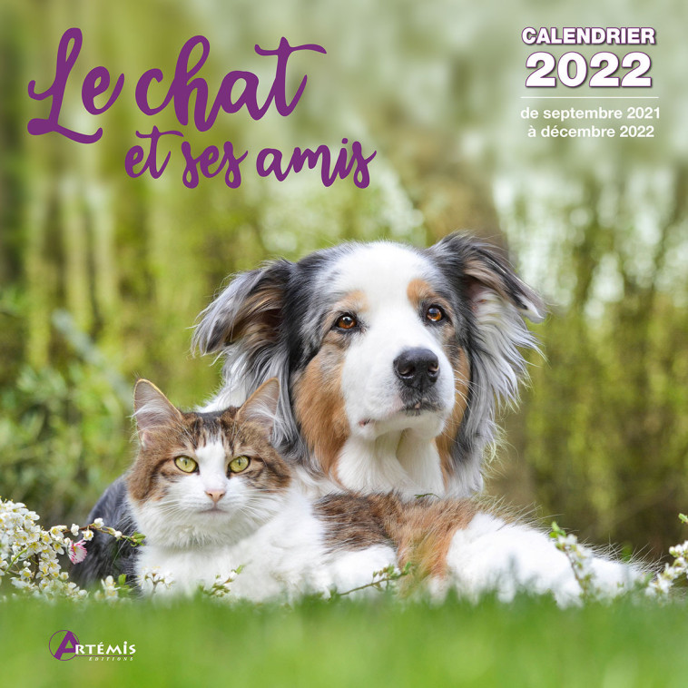 Calendrier Le chat et ses amis 2022 -  Collectif - ARTEMIS