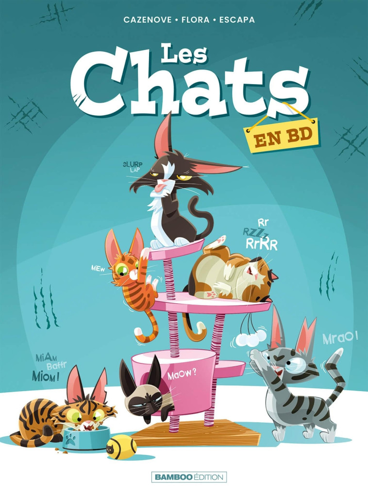 Les Chats en BD - tome 01 - Christophe Cazenove - BAMBOO