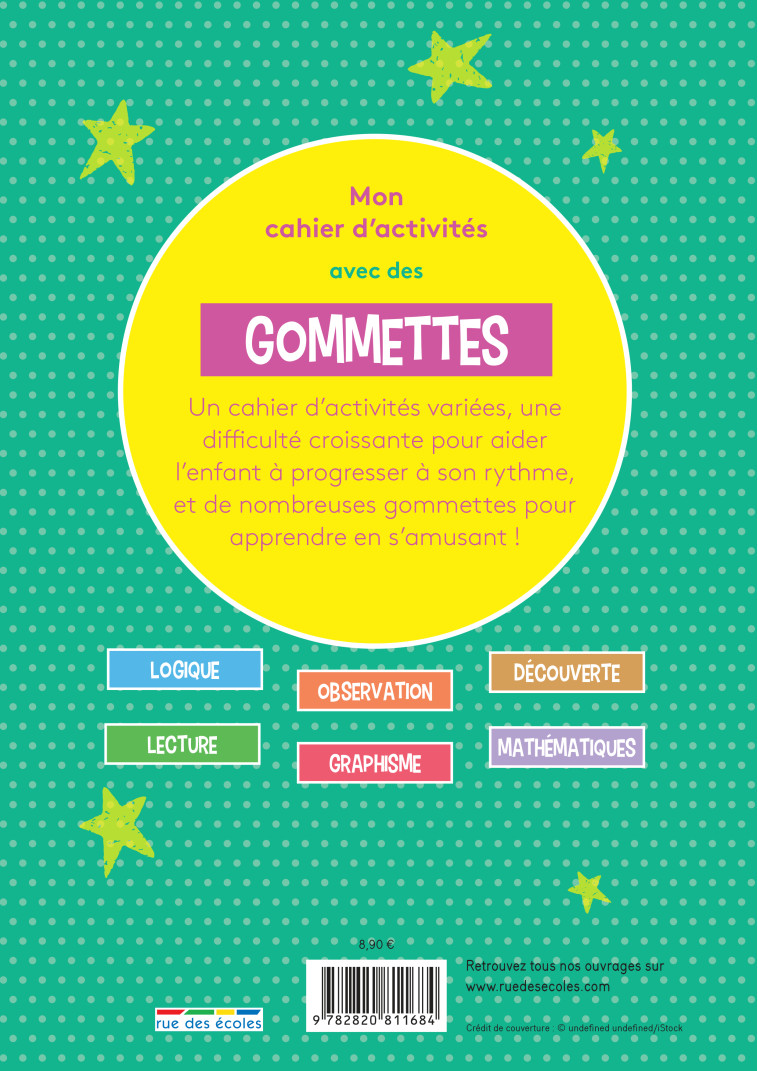 Mon cahier d'activités avec des gommettes 5-6 ans -  Collectif - RUE DES ECOLES