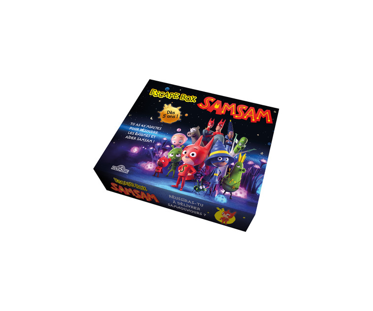 SamSam - Escape box - Escape game enfants - De 2 à 5 joueurs - Dès 5 ans -  Studio Canal - DRAGON D OR