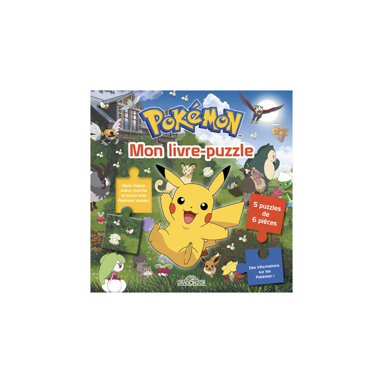 Pokémon - Mon livre puzzle -  The Pokémon Company - DRAGON D OR