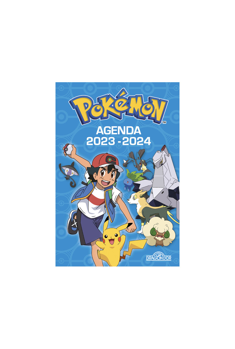 Pokémon - Agenda 2023-2024 - Classique -  The Pokémon Company - DRAGON D OR