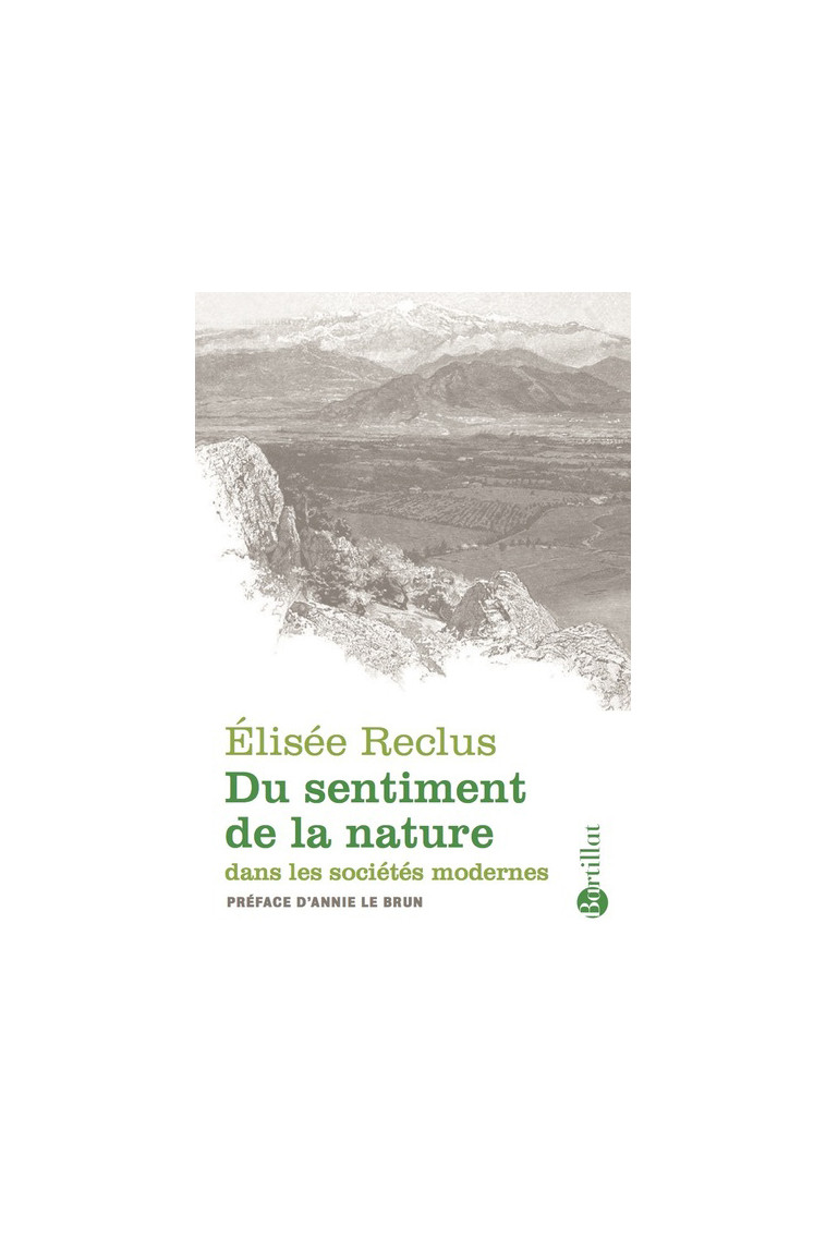 Du sentiment de la nature dans les sociétés modernes - élisée Reclus - BARTILLAT