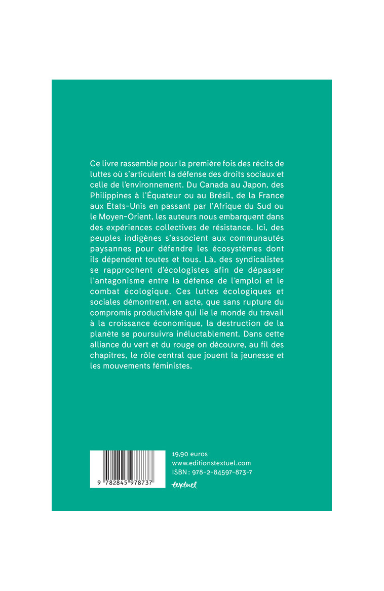 Luttes écologiques et sociales dans le monde -  Collectif - TEXTUEL