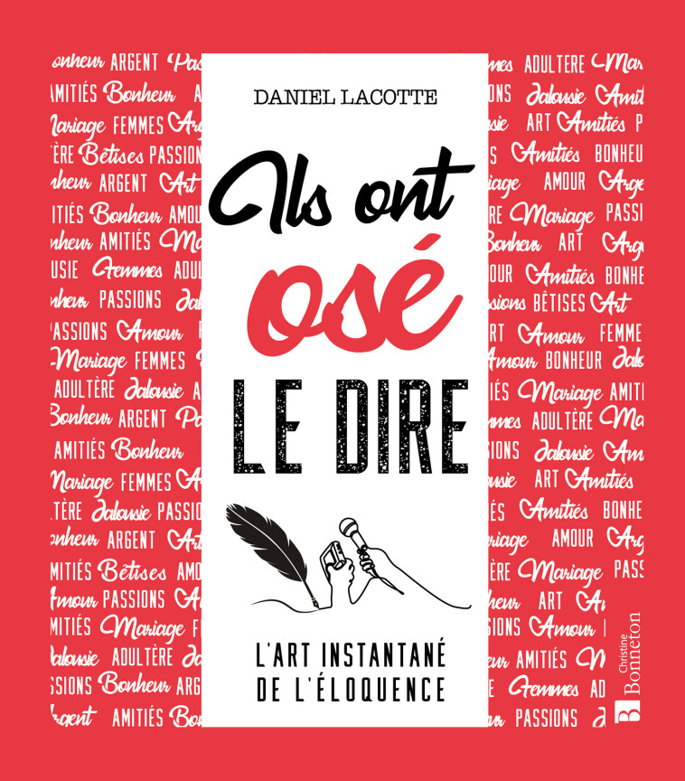 Ils ont osé le dire - l'art instantané de l'éloquence - Daniel Lacotte - BONNETON