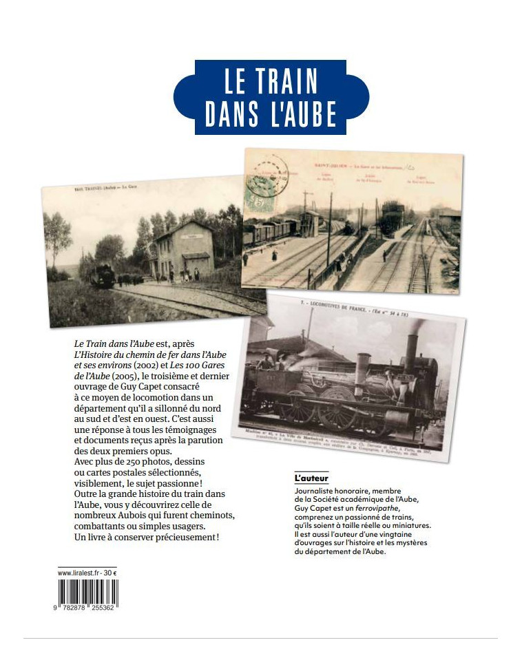 Le train dans l'Aube - Guy Capet - GUENIOT