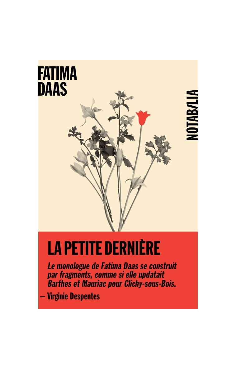 La petite dernière - Fatima Daas - NOIR BLANC