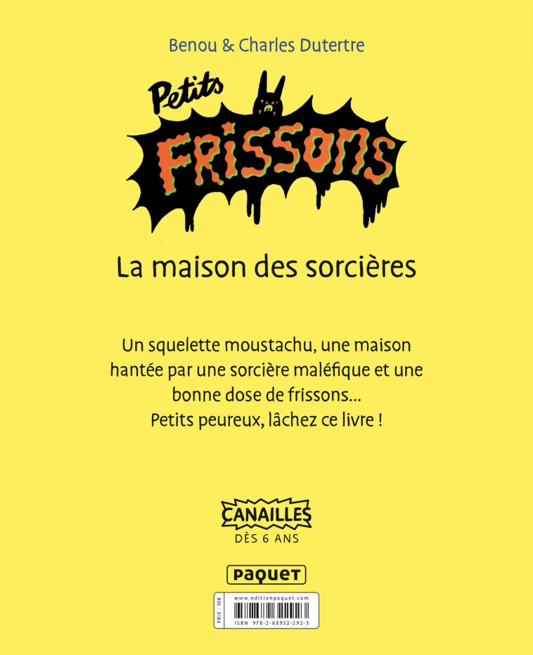 Petits frissons - T1 - Charles Dutertre - PAQUET