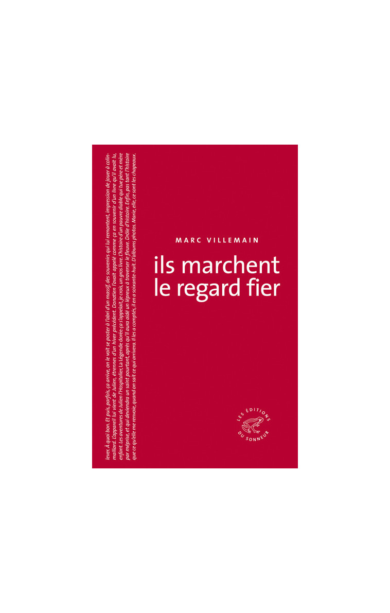 Ils marchent le regard fier - Marc Villemain - SONNEUR