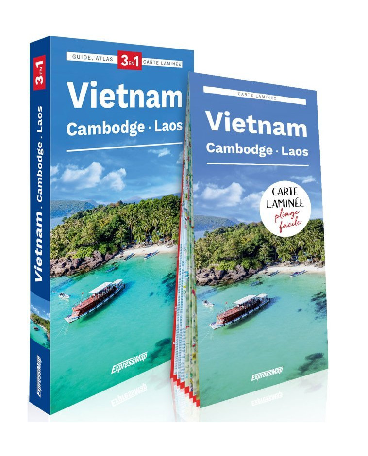 Vietnam, en plus Cambodge et Laos (guide 3en1) - XXX - EXPRESSMAP