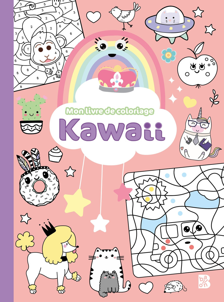 Kawaii livre de coloriage - XXX - BALLON