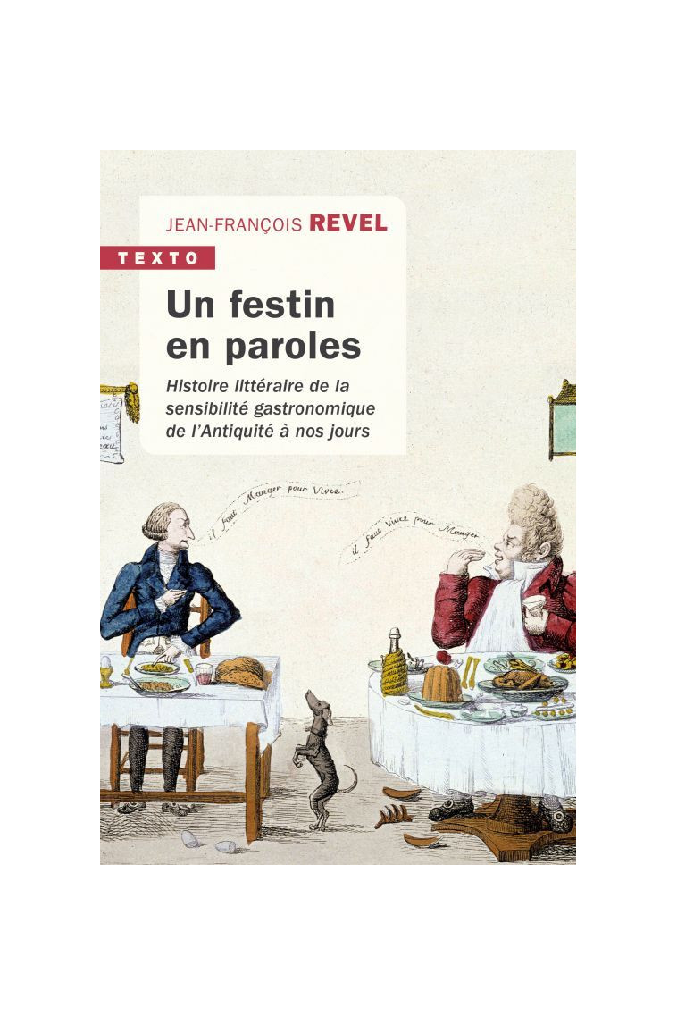 Un festin en paroles - Jean-François Revel - TALLANDIER