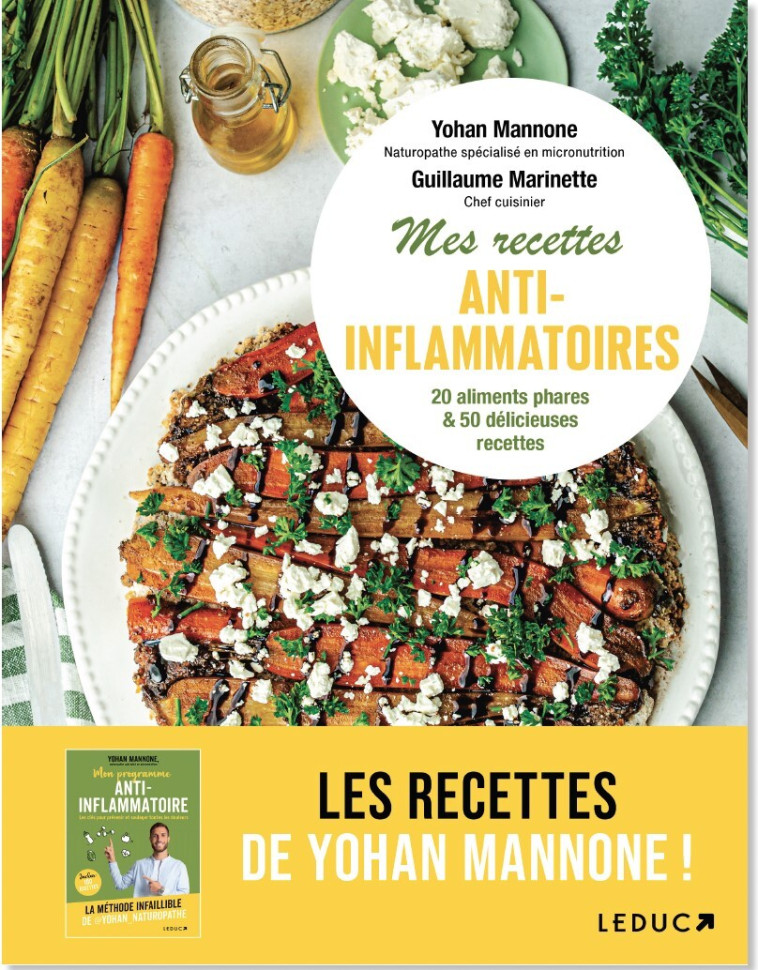 Mes recettes anti-inflammatoire - Yohan Mannone - LEDUC