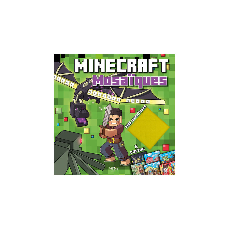 Minecraft - Ma pochette mosaïque - Arianna Sabella - 404 EDITIONS