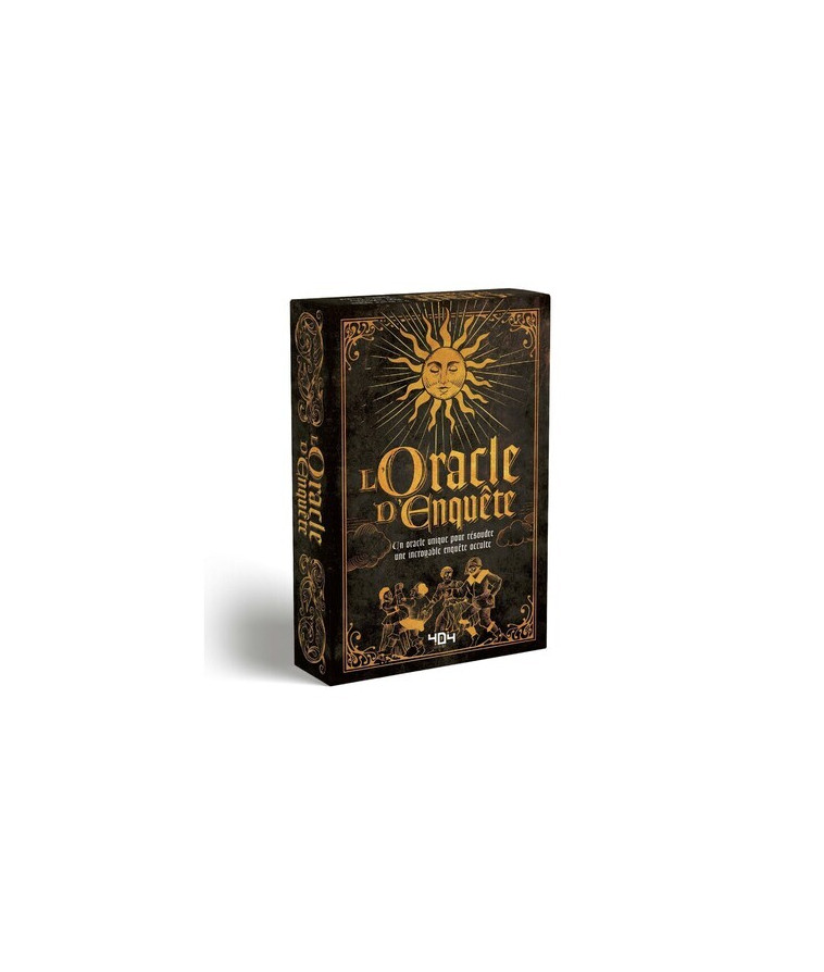 L'Oracle d'enquête - Un oracle unique pour résoudre une un jeu d'enquête occulte - Emmanuelle Iger - 404 EDITIONS