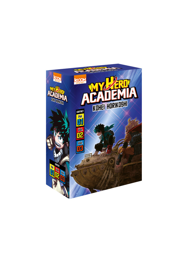 Coffret My Hero Academia vol. 1 à 3 - Kohei Horikoshi - KI-OON